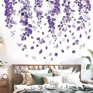 Наклейка на стіну Звисаюче листя лози synthetic.ua - Фото 1