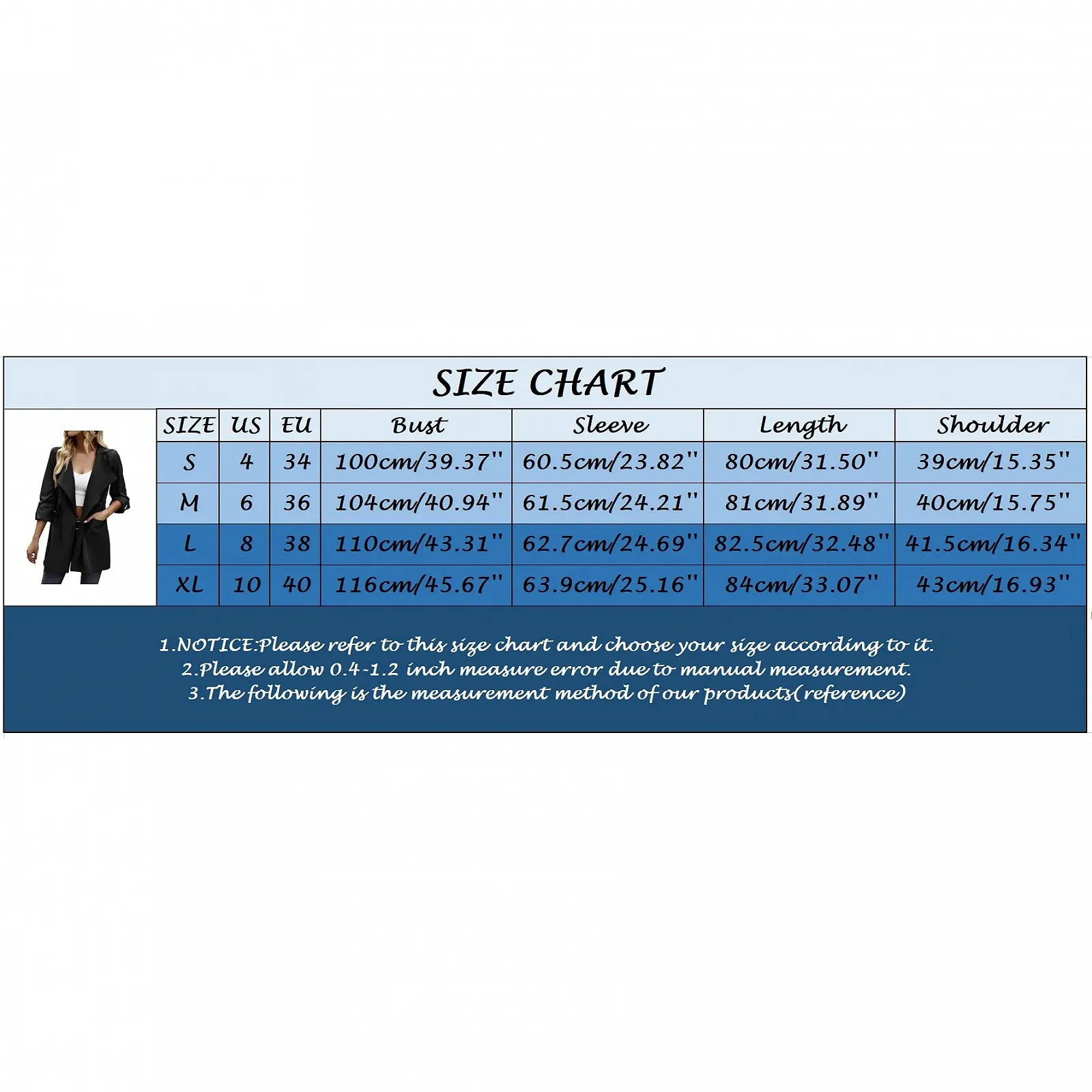 Тренч Жіночий Чорний з куліскою, Класичний V-подібний виріз, Приталений з капюшоном, фото №4 Тренч Жіночий Чорний з куліскою, Класичний V-подібний виріз, Приталений з капюшоном, фото №4