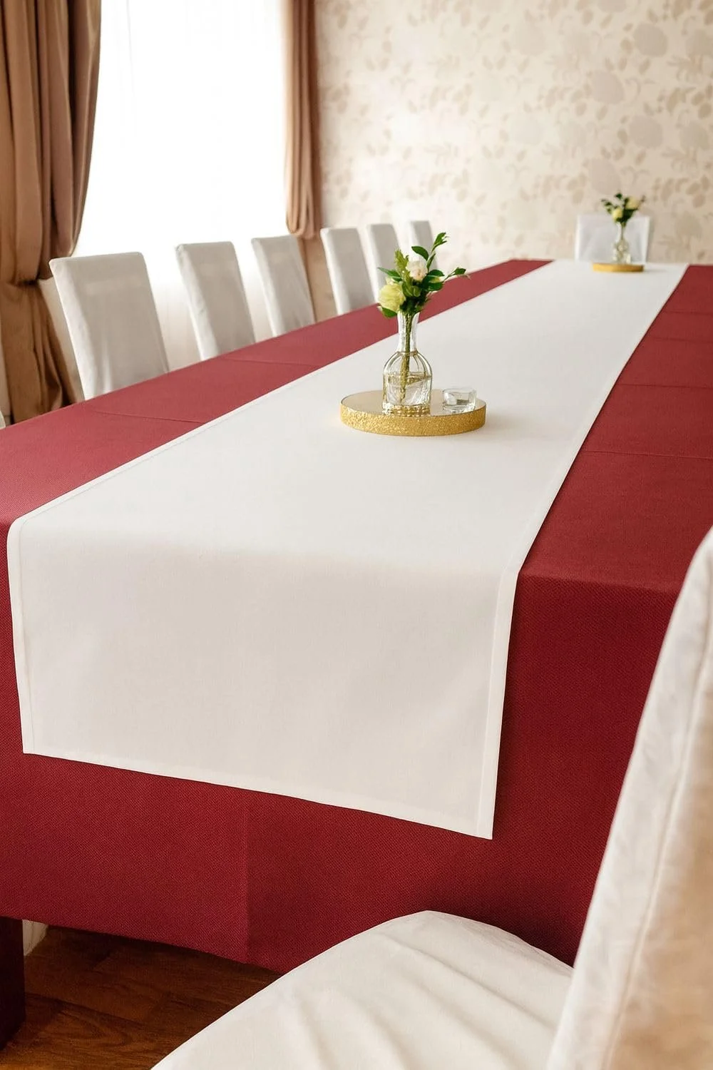 Ранер для столу Cotton 40 x 240 см White, фото №1 Ранер для столу Cotton 40 x 240 см White, фото №1