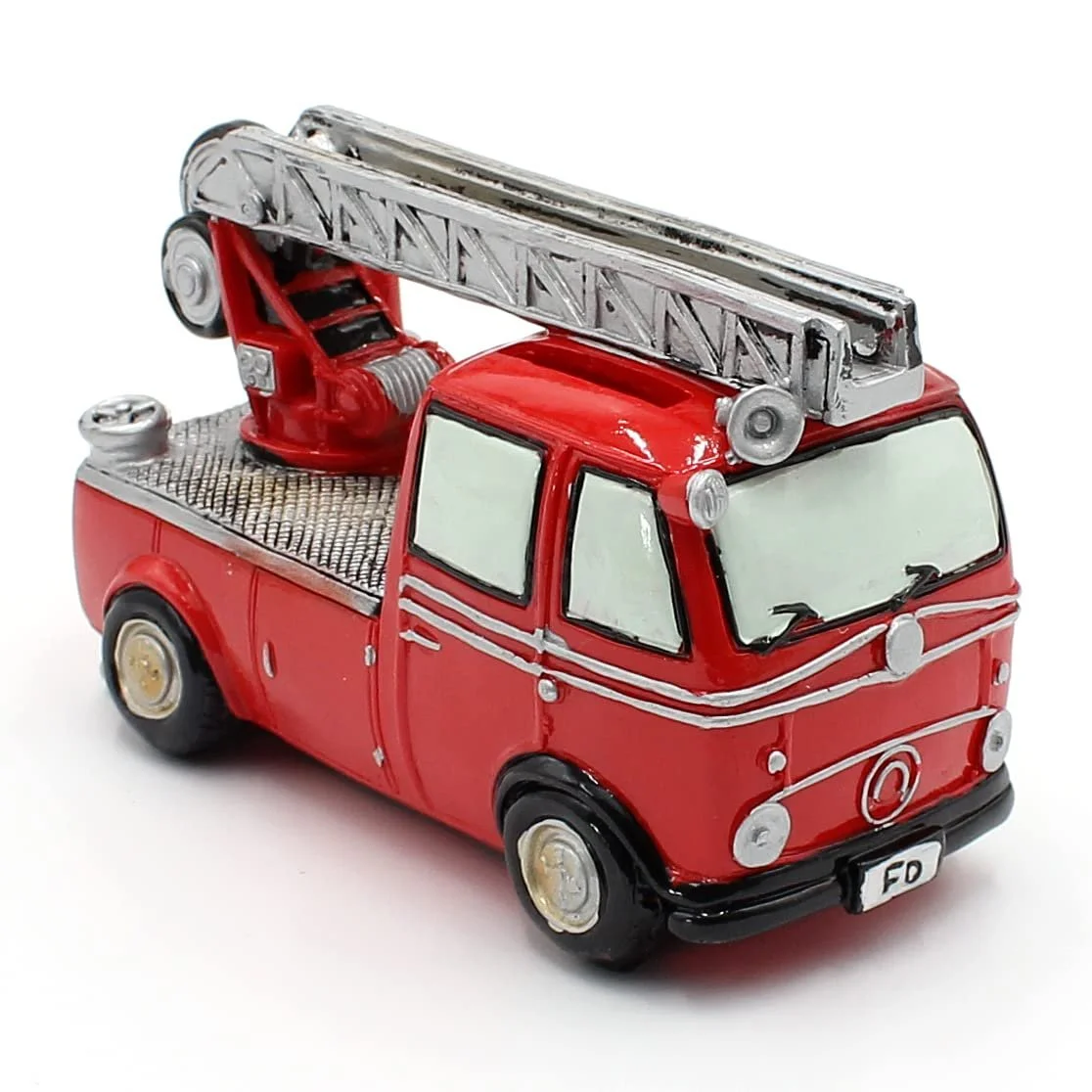 Скарбничка Dekohelden24 Пожежна машина Полірезин Червона 15 x 7 x 10 см, фото №8