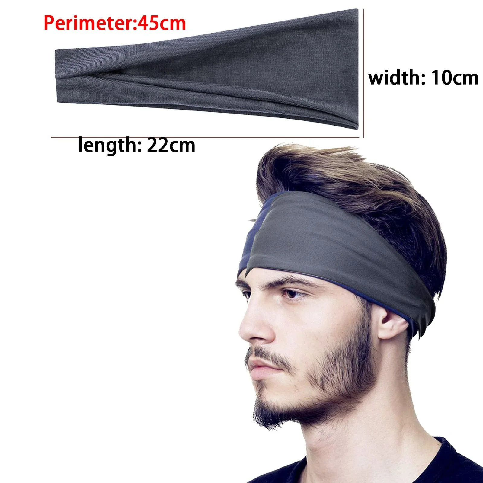 Пов'язка на голову Спортивна еластична, фото №5