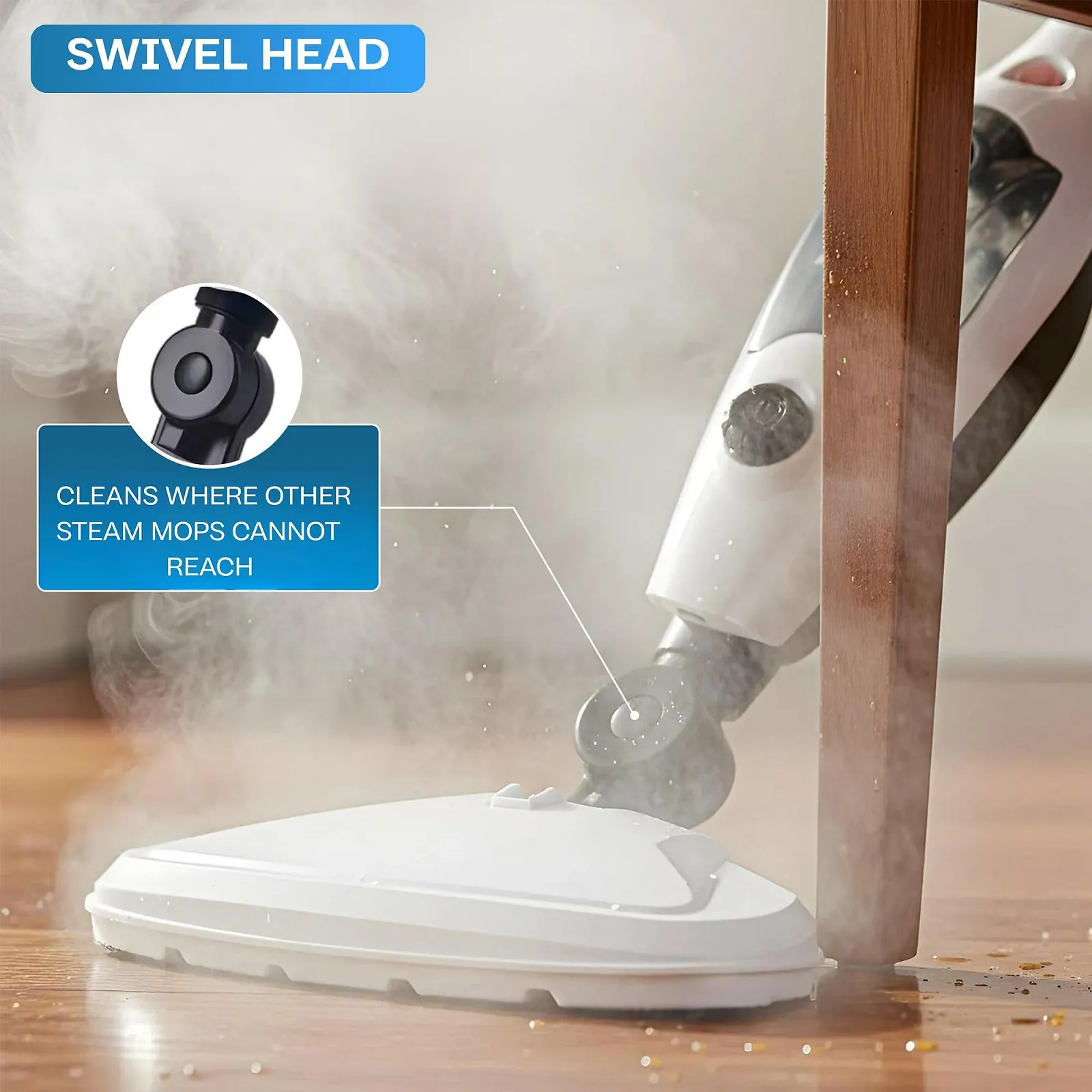 Парова швабра та ручний пароочисник Powell 12-в-1 1300 Вт, фото №5 Парова швабра та ручний пароочисник Powell 12-в-1 1300 Вт, фото №5