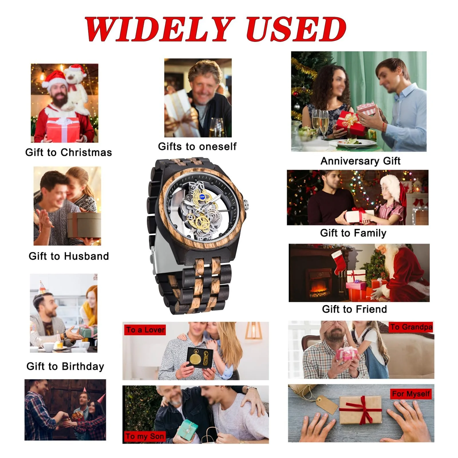 Мужские деревянные часы Tiong, дерево бамбук, инвертированная геометрия, аналоговые кварцевые часы для мужчин, деревянные часы ручной работы, фото №8 Мужские деревянные часы Tiong, дерево бамбук, инвертированная геометрия, аналоговые кварцевые часы для мужчин, деревянные часы ручной работы, фото №8