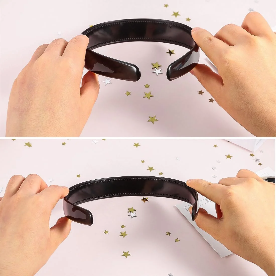 Обруч для волосся з зубцями Пластиковий 20 мм, 5 шт, фото №6