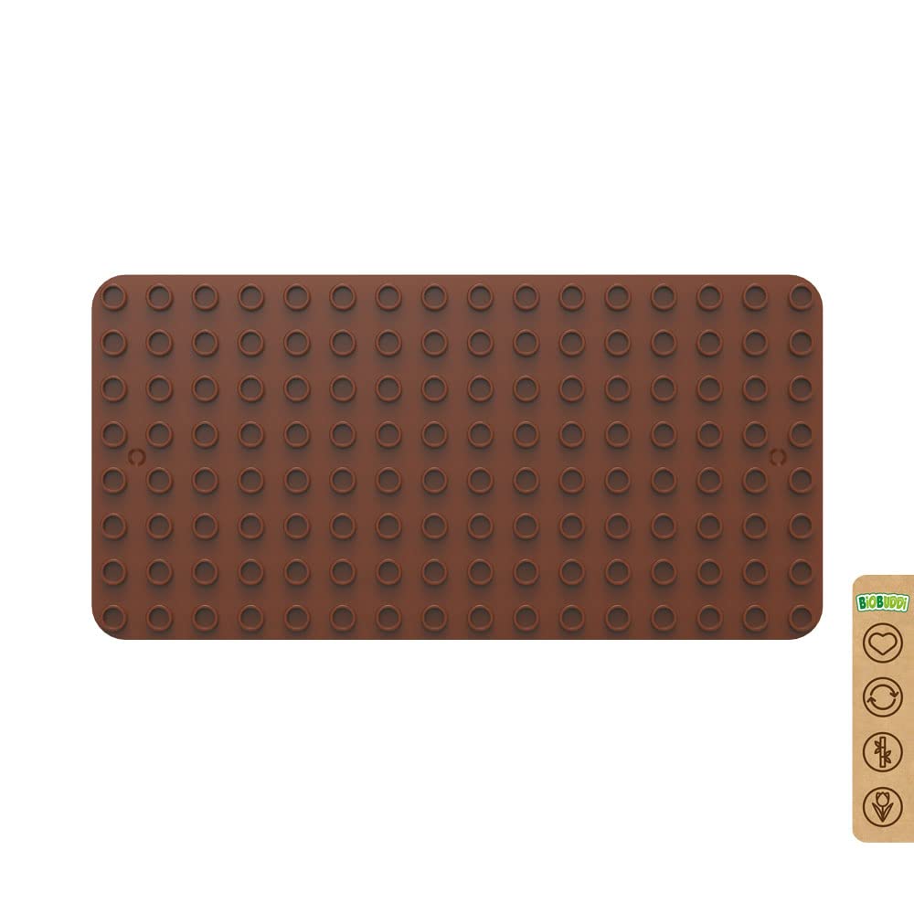 Плита BIOBUDDI BB-0017 Base Caramel Brown 16 x 8 бобів (25 x 12.5 см), фото №1