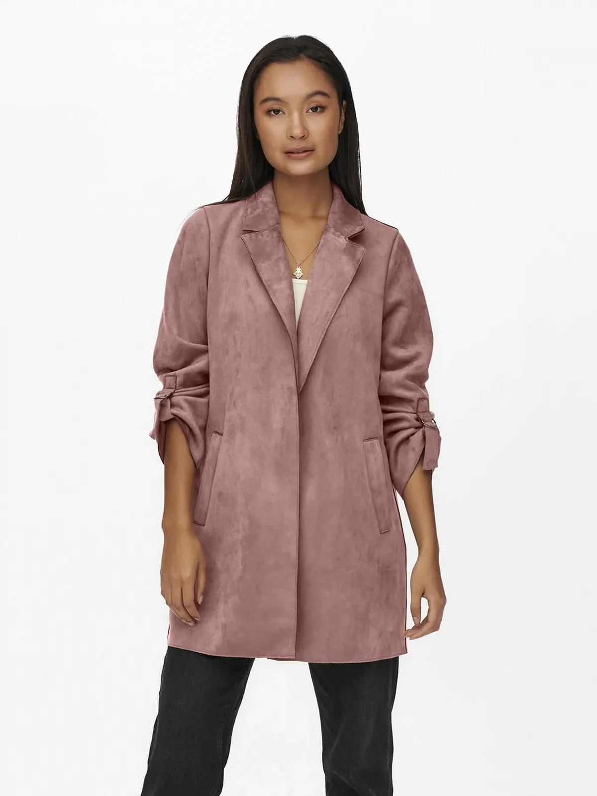 Пальто ONLY Жіноче Onljoline Faux Suede Coat CC Life OTW, фото №2 Пальто ONLY Жіноче Onljoline Faux Suede Coat CC Life OTW, фото №2