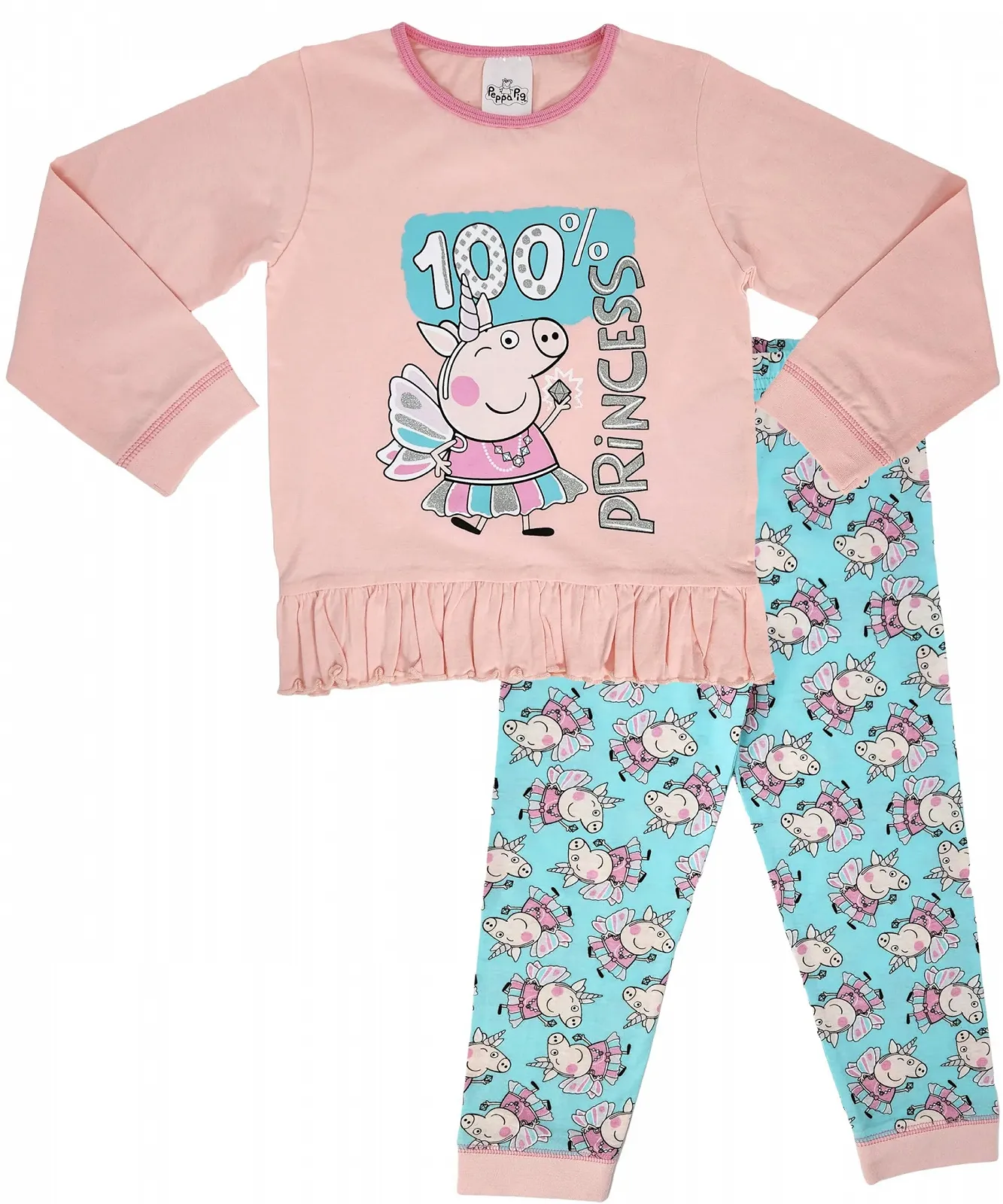 Пижамный комплект Peppa Pig Хлопок 100% Длинный 18 месяцев - 7 лет, фото №1 Пижамный комплект Peppa Pig Хлопок 100% Длинный 18 месяцев - 7 лет, фото №1