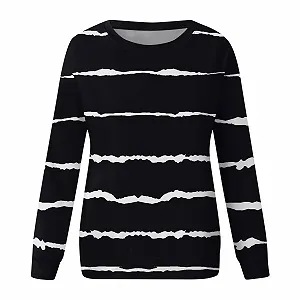 Женский Свитшот в Полоску synthetic.ua - Фото 1