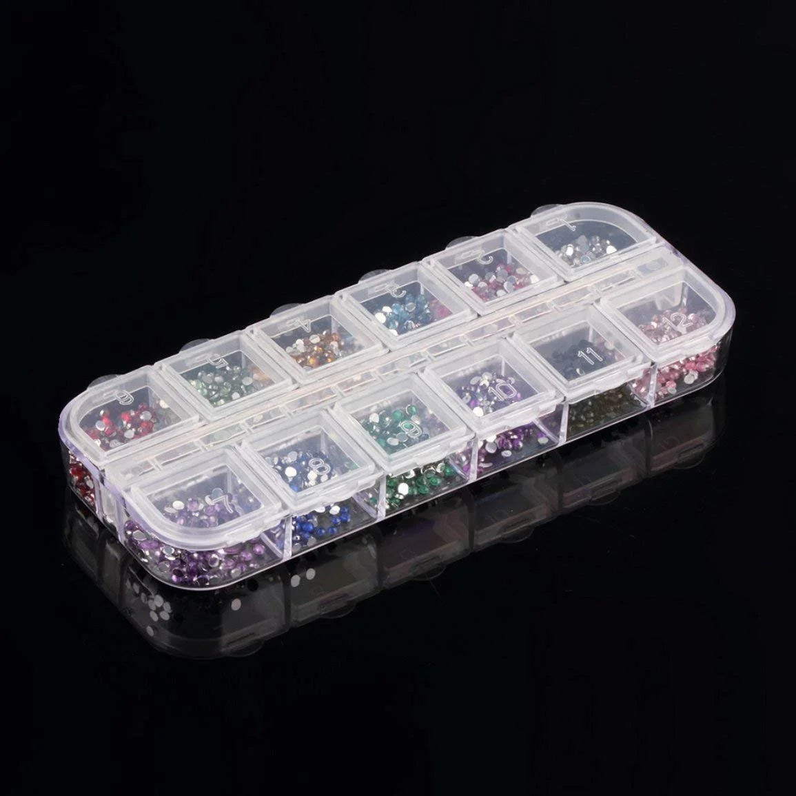 Микс Цвета Капля Стразы для ногтей Блестки Красивое украшение Инструменты для макияжа (Разноцветный), фото №1