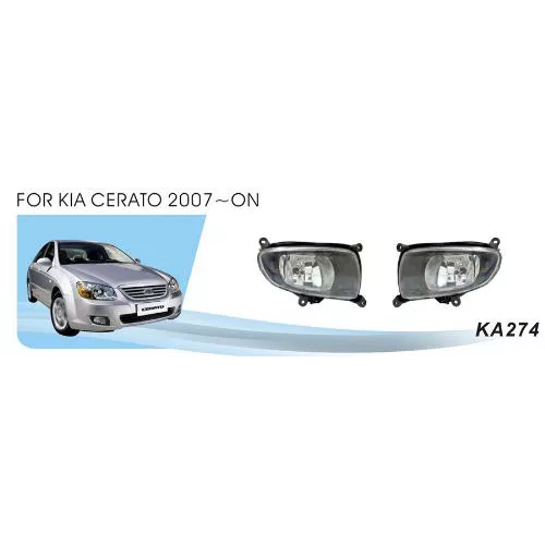 Протитуманні фари Vitol KA-274W KIA Cerato 2007, фото №1