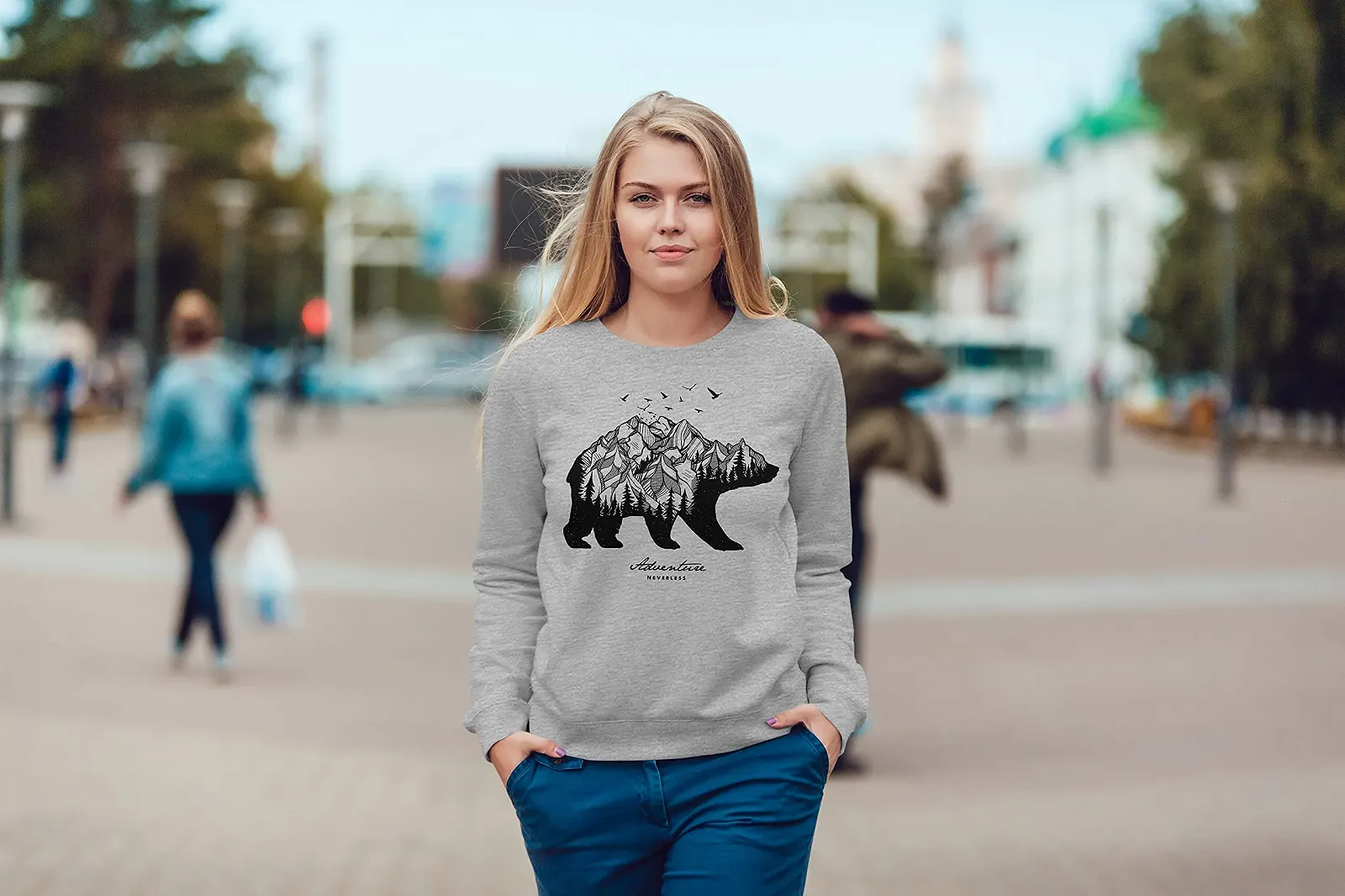 Женский свитшот Neverless Принт, фото №3