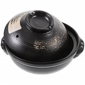 Каструля-сотейник INOOMP Keramik 900 мл з отворами для вентиляції глазурована поверхня - Фото 1