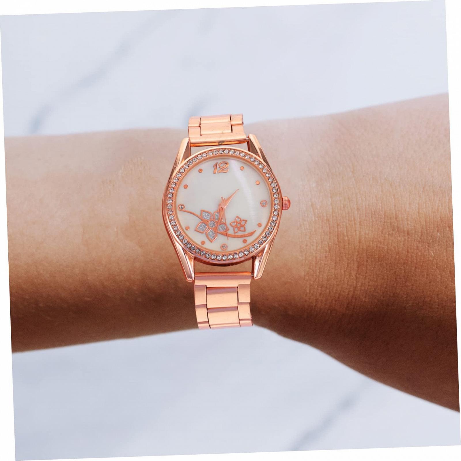 Кварцовий годинник VALICLUD Спортивний, Рожеве золото, фото №6