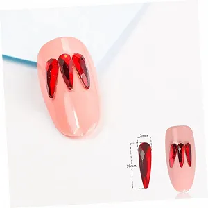 Прикраса FRCOLOR 60 штук Кристали Пласкі стрази Прикраса Самоцвіти Пласкі synthetic.ua - Фото 1