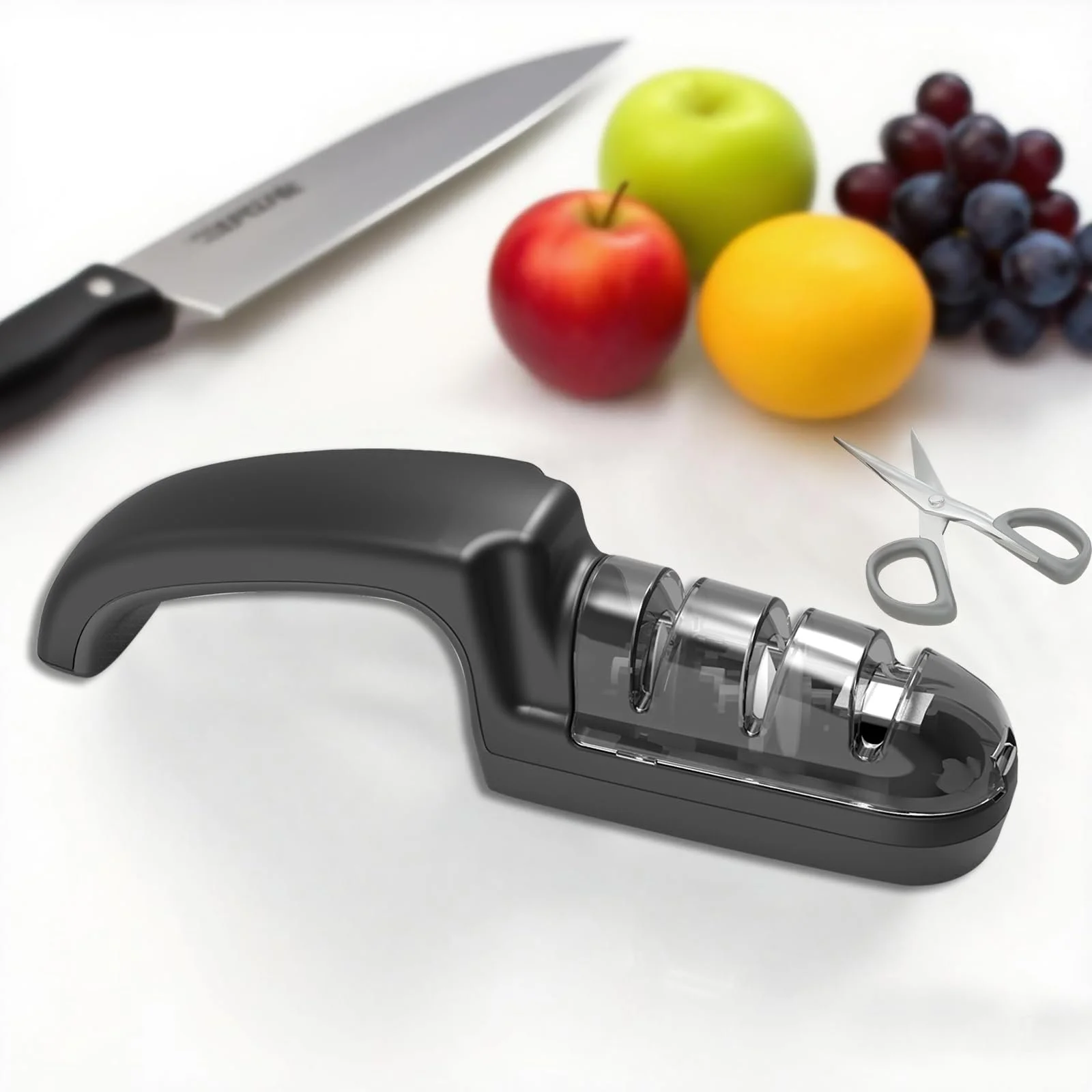 Професійне точило для ножів та ножиць 3-в-1 Professional, фото №1 Професійне точило для ножів та ножиць 3-в-1 Professional, фото №1