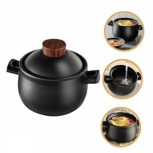 Каструля керамічна 1.8 л антипригарна для газових плит з кришкою synthetic.ua - Фото 1