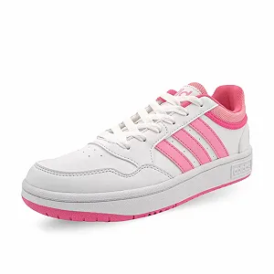 Кросівки дитячі adidas Hoops 3.0 FTWR White-Bliss Pink-Pulse Magenta - Фото 1