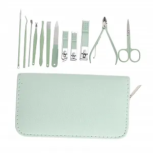 Купить Набор для маникюра Healvian, нержавеющая сталь, светло-зеленый - Фото 1 Набор для маникюра Healvian, нержавеющая сталь, светло-зеленый - Фото 1