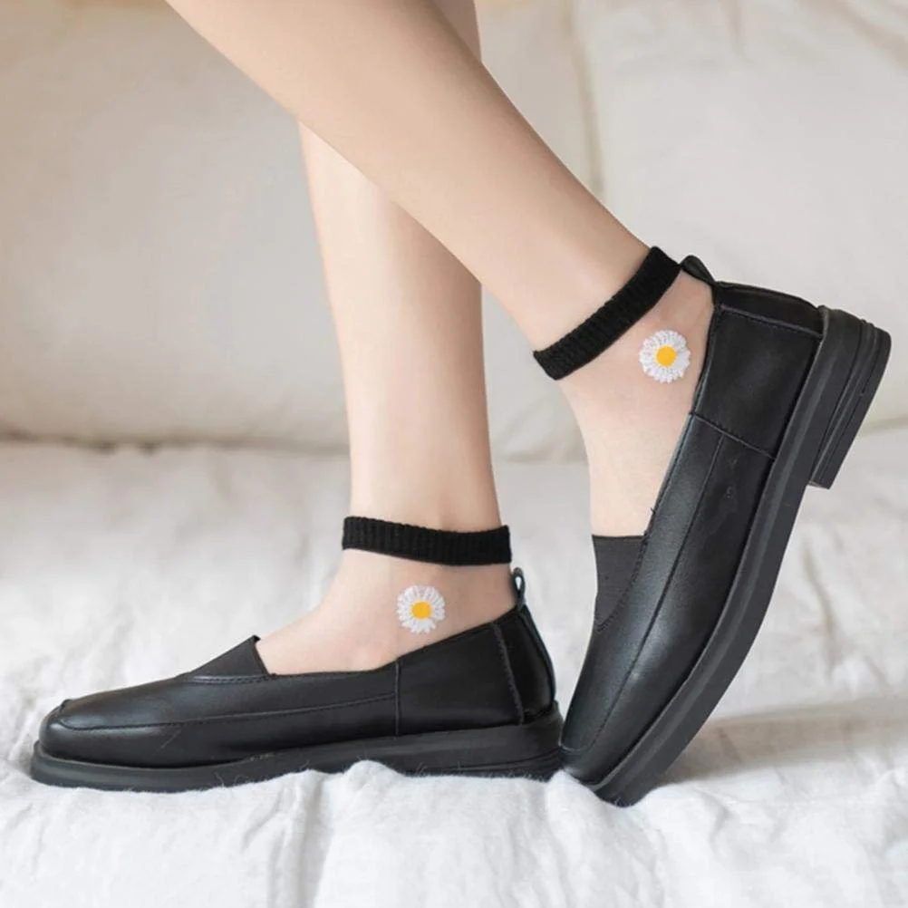 Носки Женские Ultra Thin Transparent Fiberglass Silk Breathable Floral Летние Короткие, разные цвета, фото №9 Носки Женские Ultra Thin Transparent Fiberglass Silk Breathable Floral Летние Короткие, разные цвета, фото №9