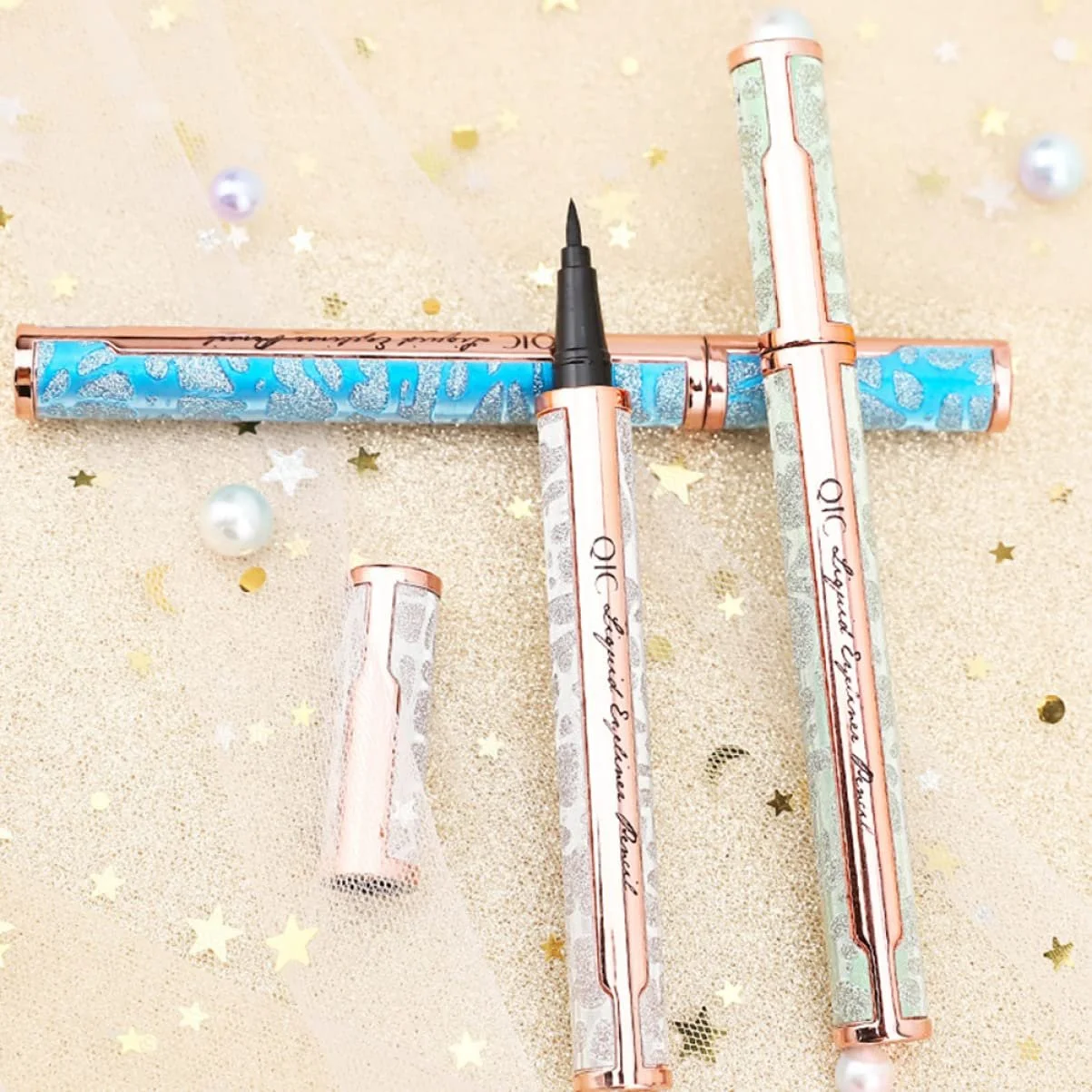 Підводка для очей рідка LALAFINA Водостійка Чорний, фото №3