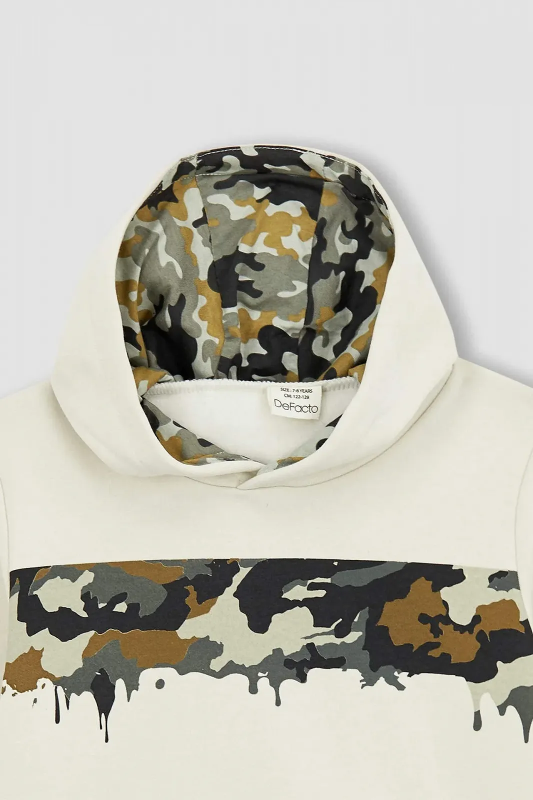 Толстовка с капюшоном DeFacto для мальчиков, фото №2 Толстовка с капюшоном DeFacto для мальчиков, фото №2