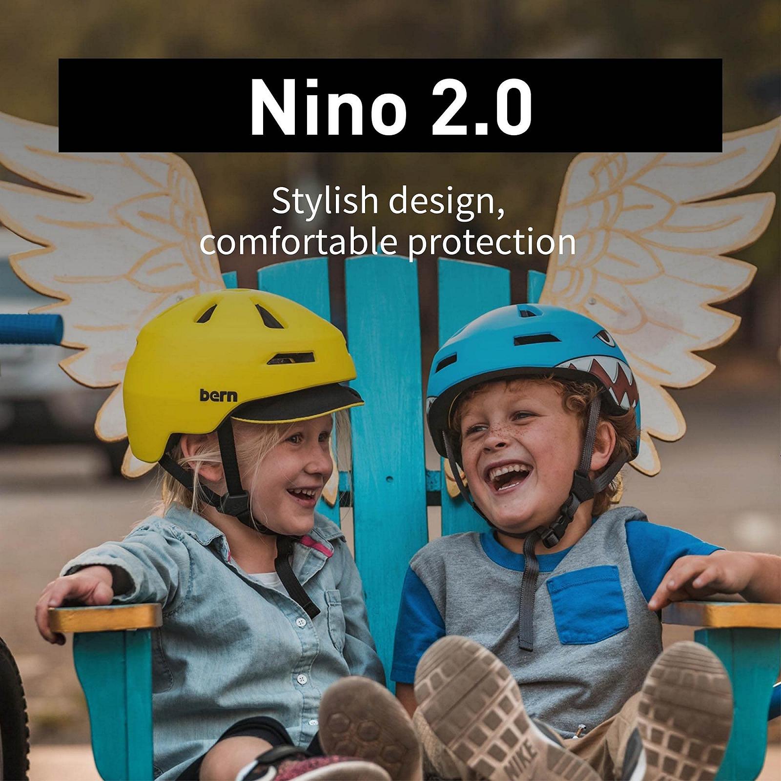 Велосипедный шлем Bern Uni Youth Nino 2.0 Характеристики Matte Black, M, фото №2