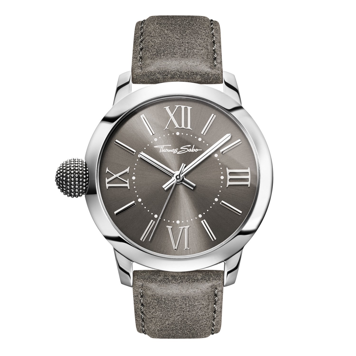 Чоловічий годинник Thomas Sabo Rebel With Karma сірий сріблястий аналоговий кварц, фото №1