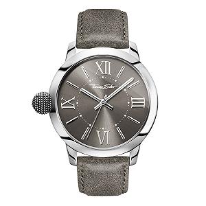 Мужские часы Thomas Sabo Rebel With Karma серый серебристый аналоговый кварц - Фото 1