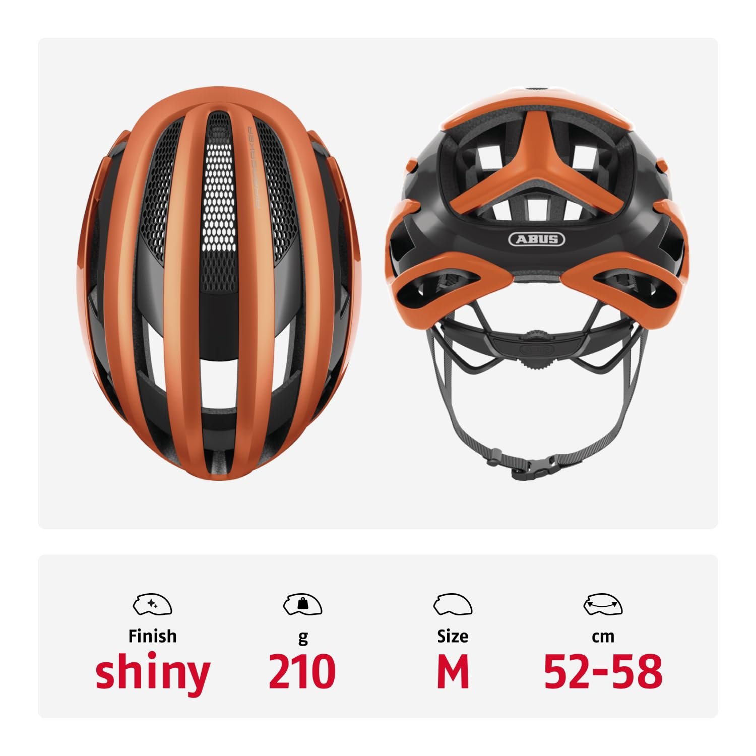 Шолом ABUS AirBreaker Road Bike для шосейного велосипеда, фото №3