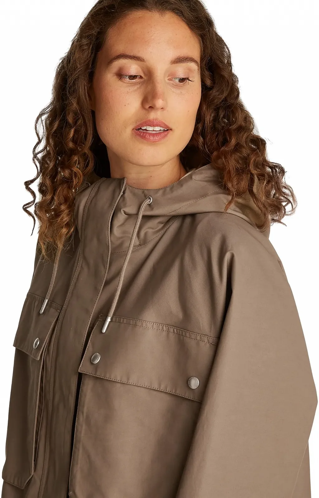 Парка Tommy Hilfiger Коротка Cotton Nylon WW0WW44421, фото №4 Парка Tommy Hilfiger Коротка Cotton Nylon WW0WW44421, фото №4