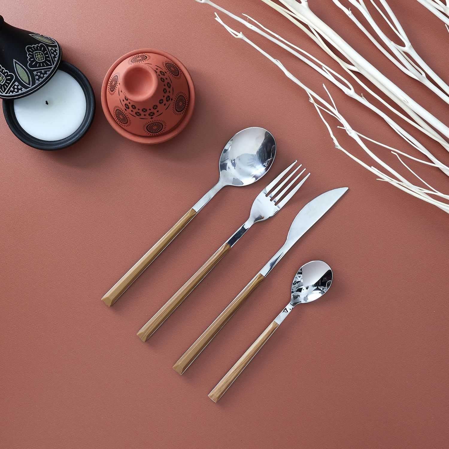 Набор столовых приборов Home Deco Factory KA5991, 16 предметов, фото №4 Набор столовых приборов Home Deco Factory KA5991, 16 предметов, фото №4