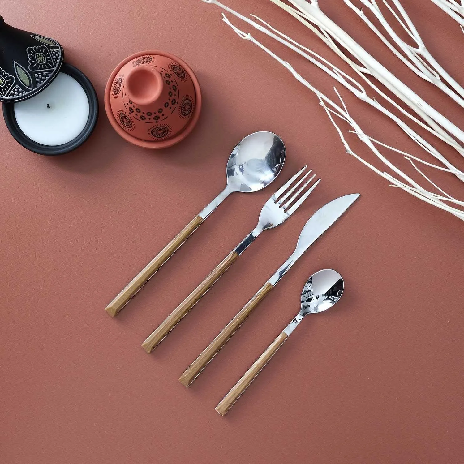 Набір столових приборів Home Deco Factory KA5991, 16 предметів, фото №4