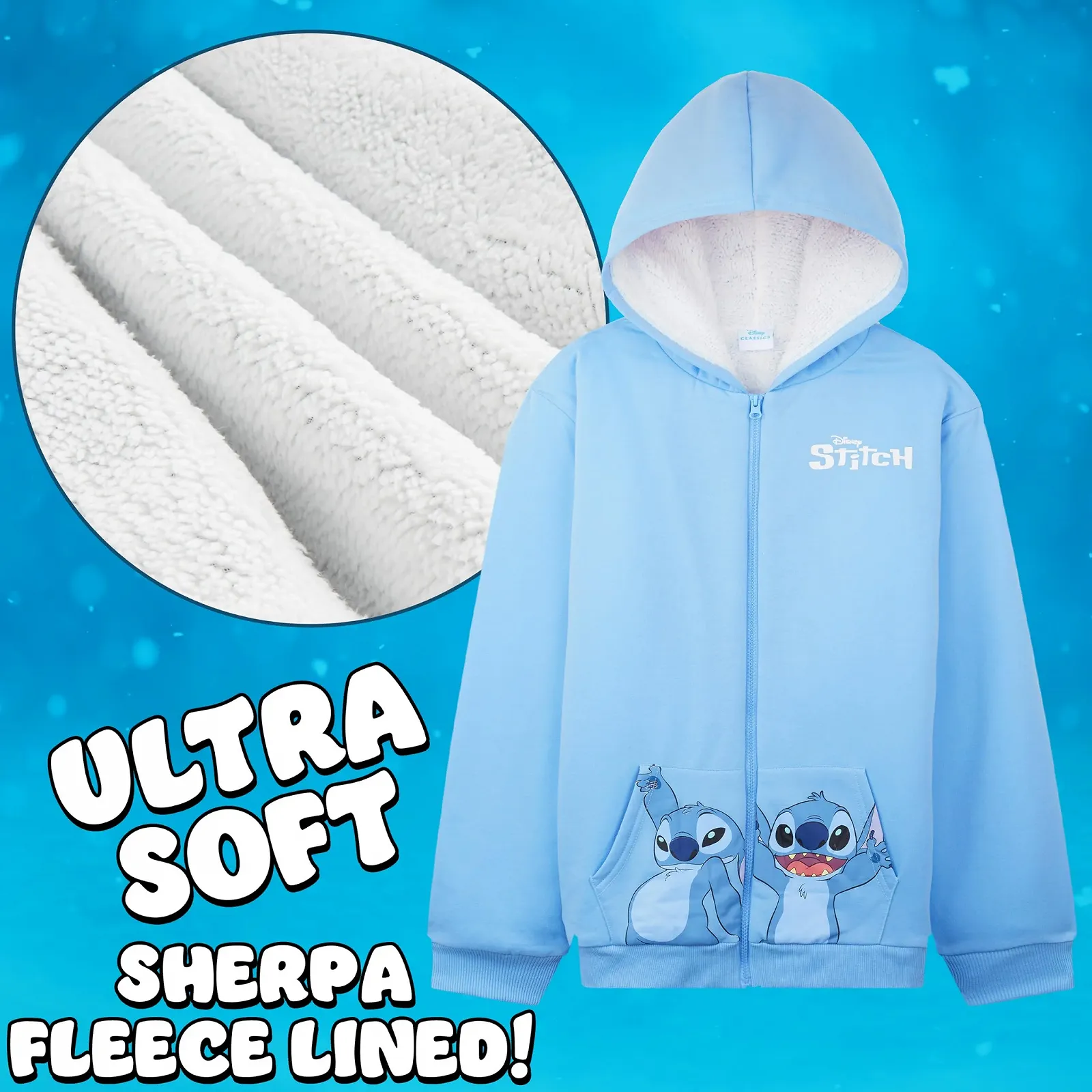 Худі Disney Stitch для дівчат-підлітків 6-14 років, фото №3