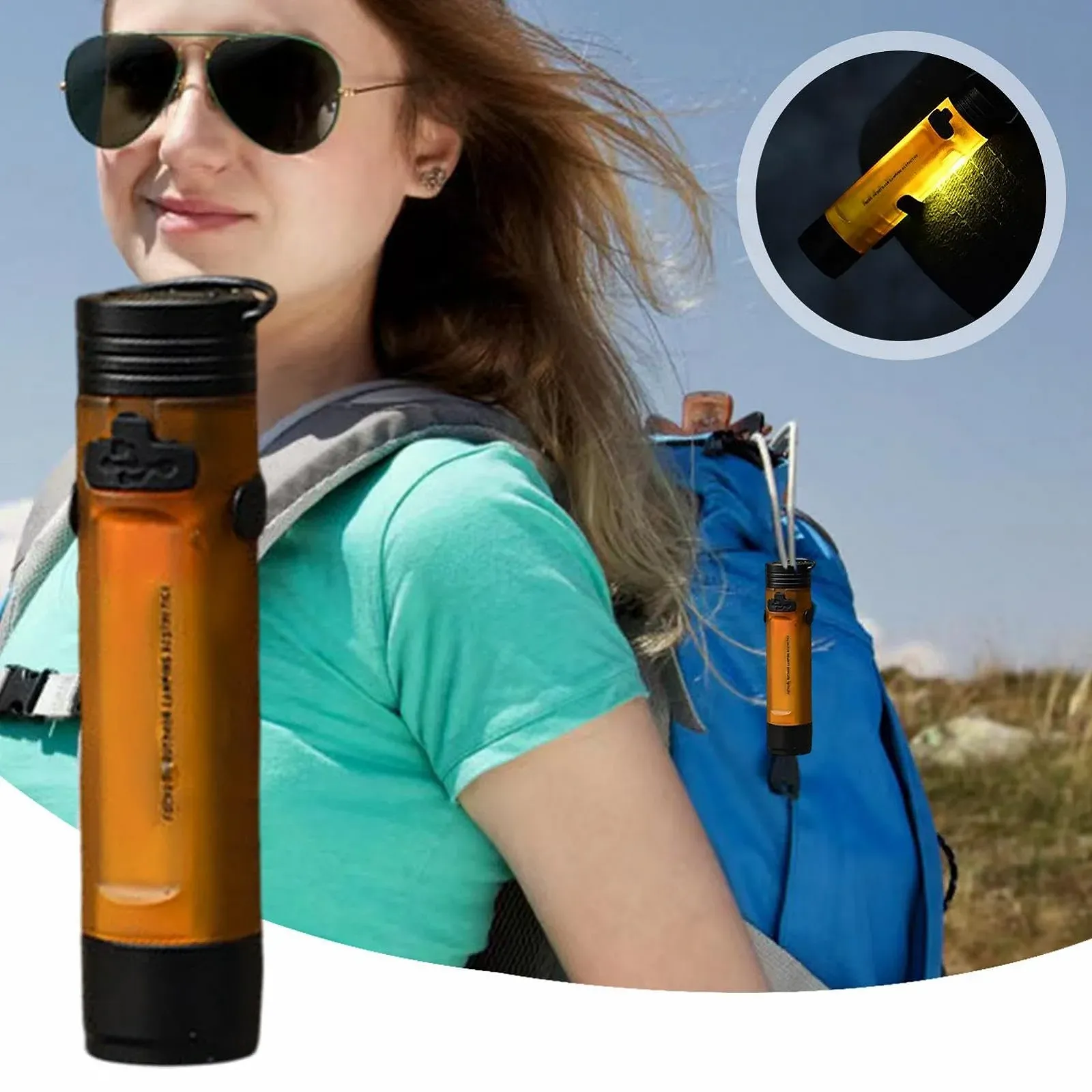 Портативний ліхтарик на кепку Gérique Маленький, фото №4