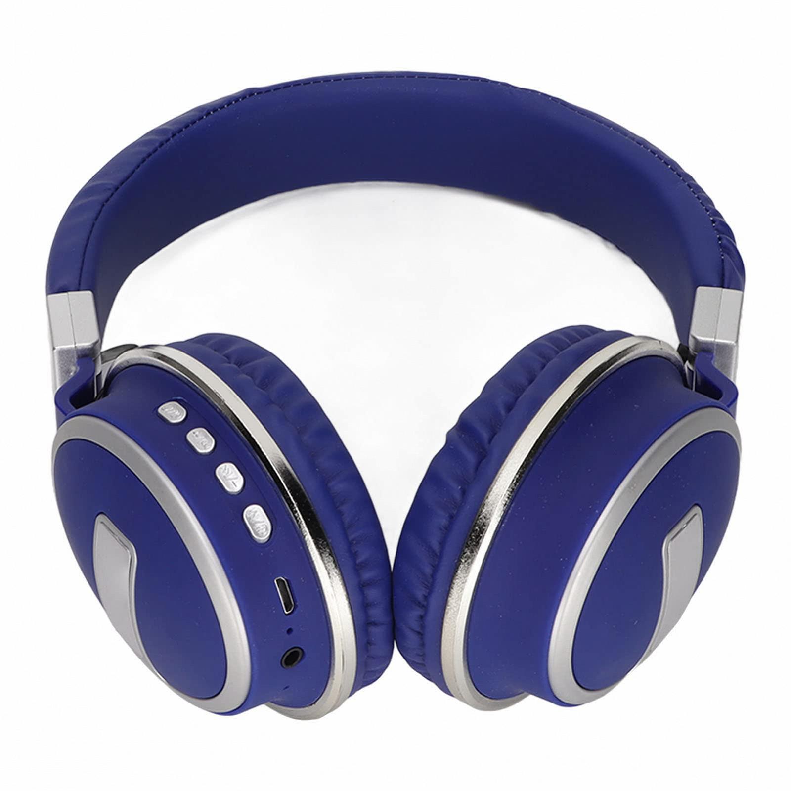 Навушники Annadue Bluetooth Over Ear Стерео Звук Безпровідні Ігрова Гарнітура з Мікрофоном для Мобільного Телефону ПК Ноутбука Блакитний, фото №3