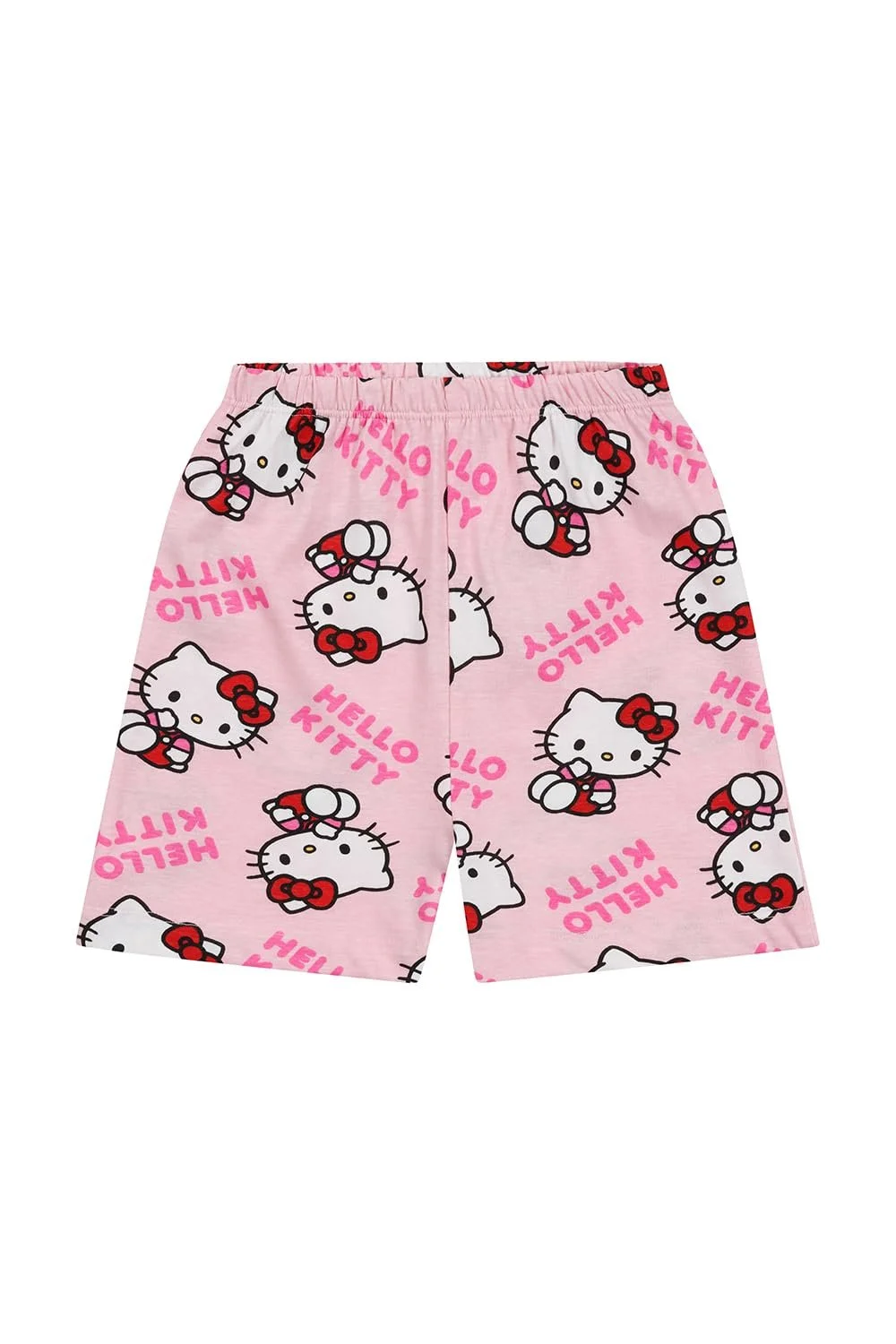 Комплект піжами для дівчат Hello Kitty Шорти, фото №4 Комплект піжами для дівчат Hello Kitty Шорти, фото №4