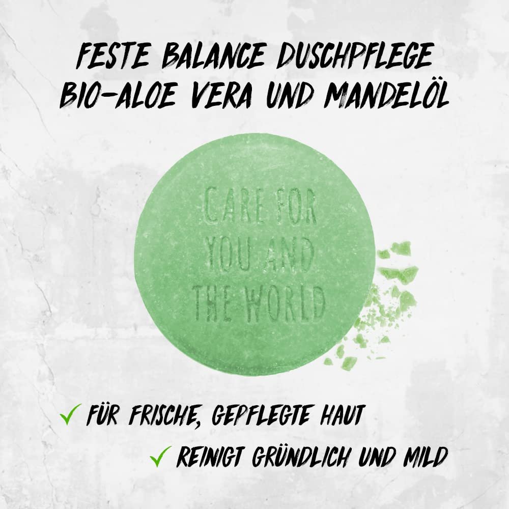 Твердий гель для душу Logocos Bio-Aloe Vera & Mandelöl 1 шт., фото №3