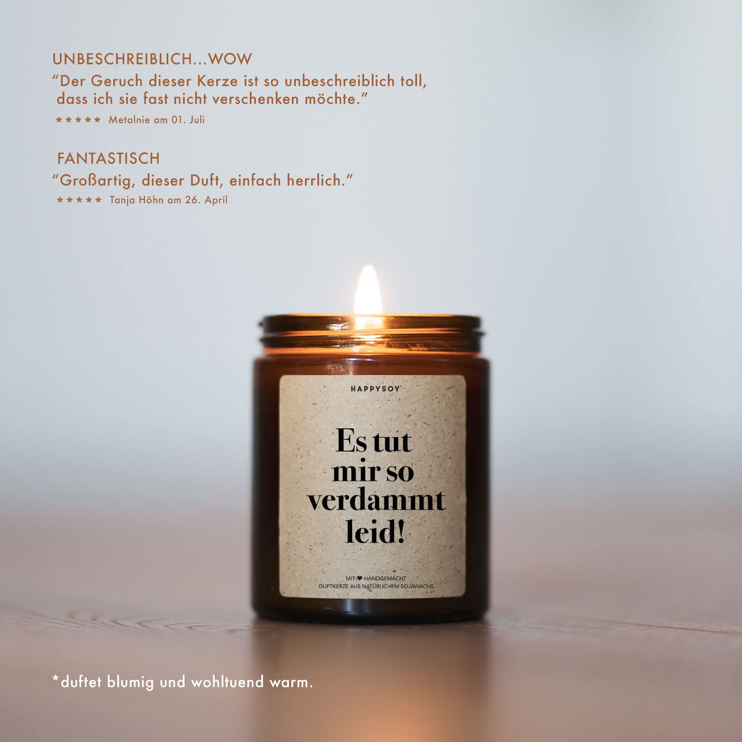 Свічка Happysoy Соя Вибачення в склі, фото №5 Свічка Happysoy Соя Вибачення в склі, фото №5