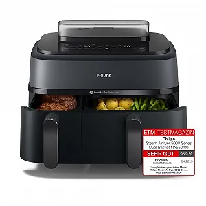 Купити Мультипіч Philips 5000 Series NA550/00 з функцією пароварки 2 кошики 9 л (3 л+6 л) RapidAir Plus - Фото 1 Мультипіч Philips 5000 Series NA550/00 з функцією пароварки 2 кошики 9 л (3 л+6 л) RapidAir Plus - Фото 1