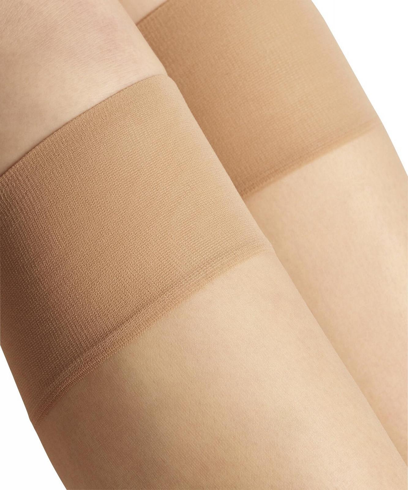 Гольфы FALKE Shelina Toeless 12 DEN ультра прозрачные без пальцев мерцающие прочные комфортный пояс без давления тонкий мягкий материал, фото №4