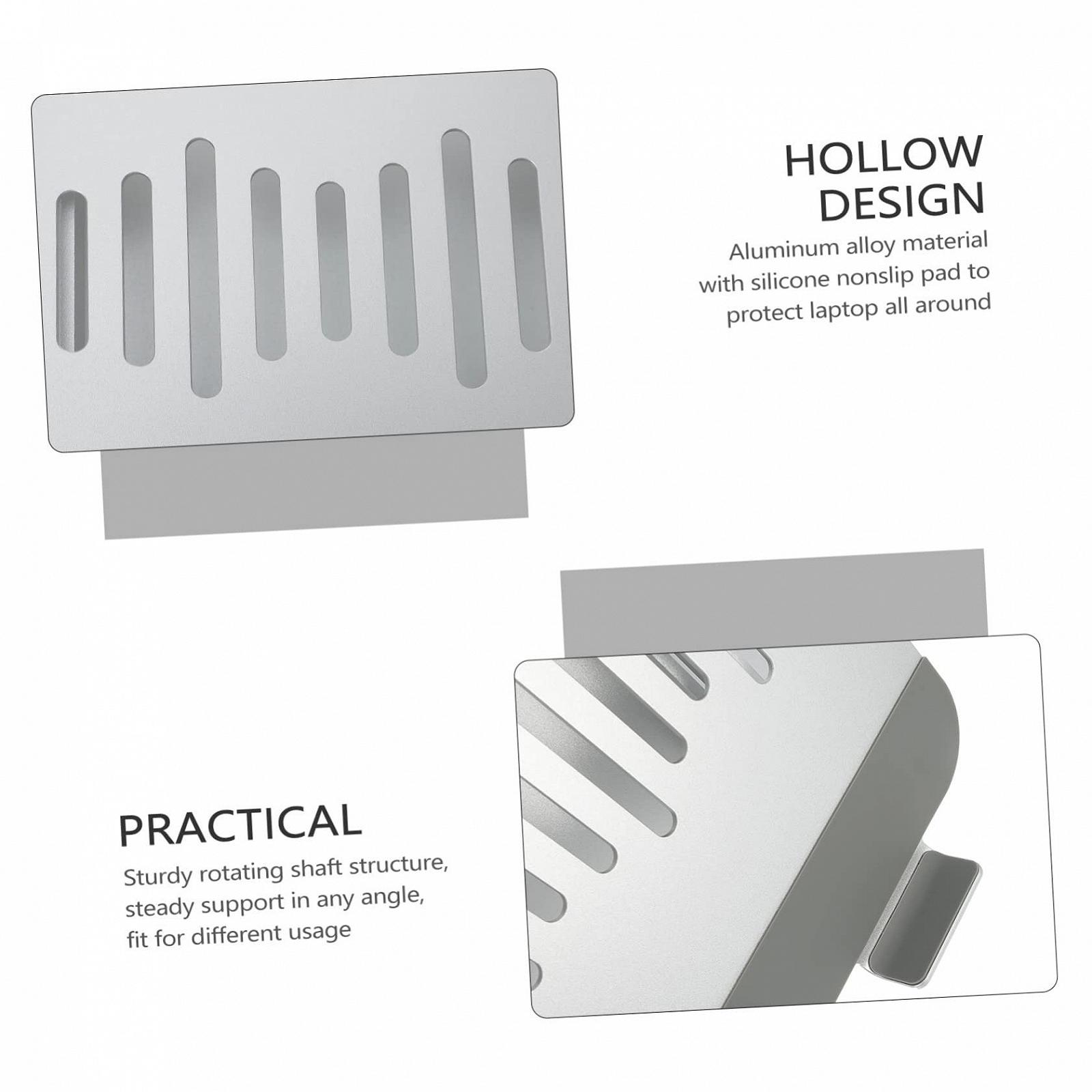 Підставка для ноутбука NUOBESTY Портативна Сріблястий, фото №4