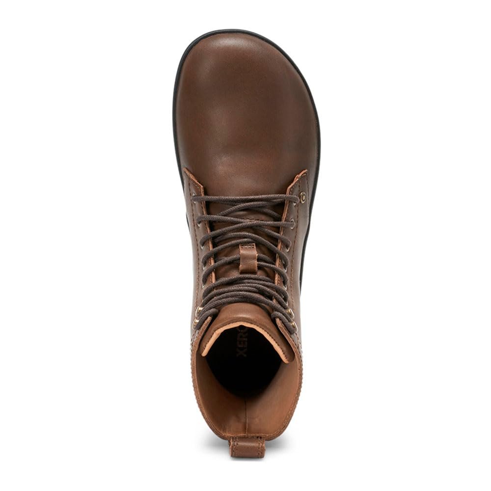 Ботинки Xero Shoes Breckenridge Женские Кожаные - Классический Стиль, Нулевой Каблук, Комфортная Подкладка, Прочная Цельнозерновая Кожа для Повседневного Использования и Досуга, фото №6