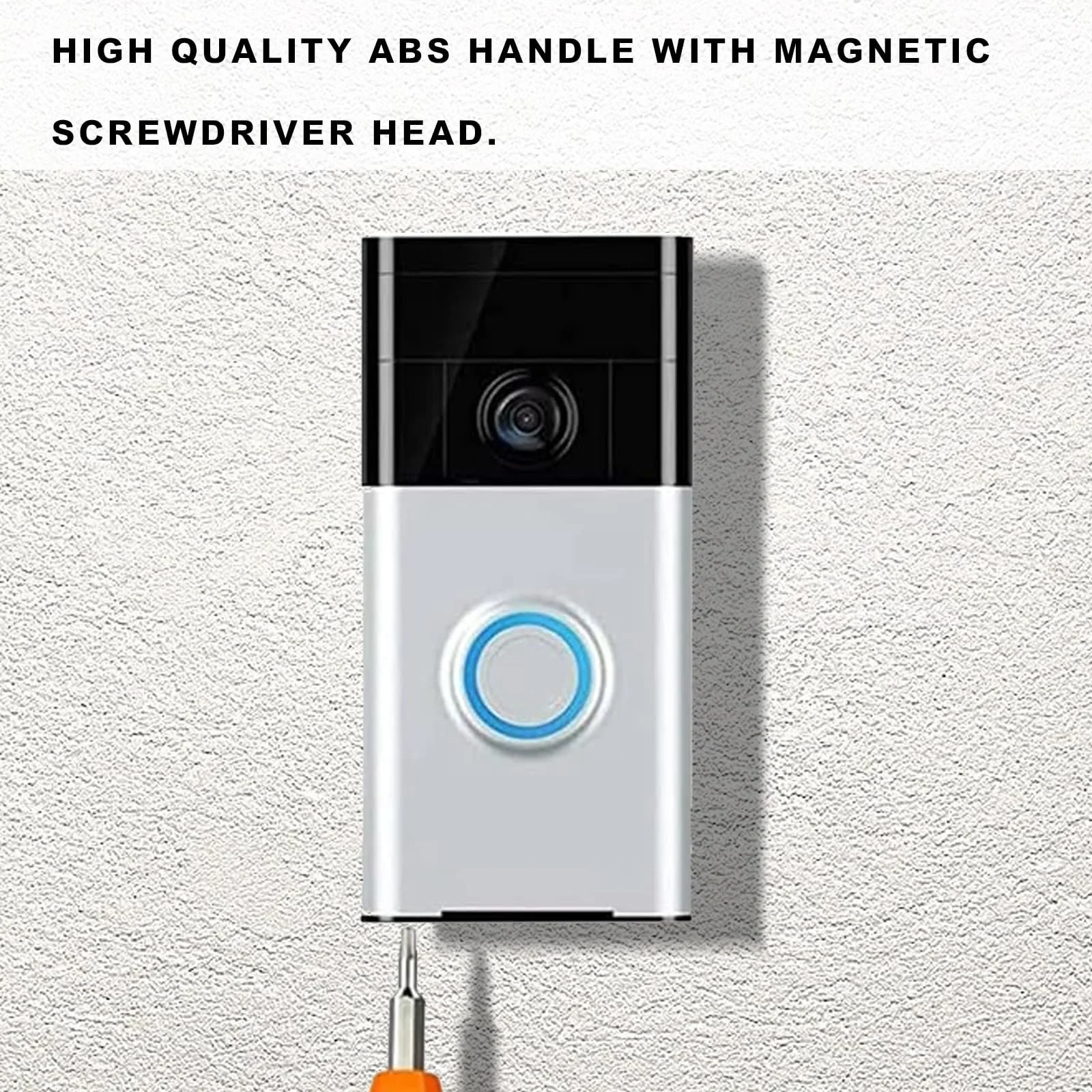 Набор отвёрток MaikcQ для замены видеозвонка, 2 предмета T6/T15, SL2.0/PH2 отвёртка с 40 винтами для дверных звонков Ring Doorbell & Ring Doorbell 2 & Ring Doorbell Pro, фото №3