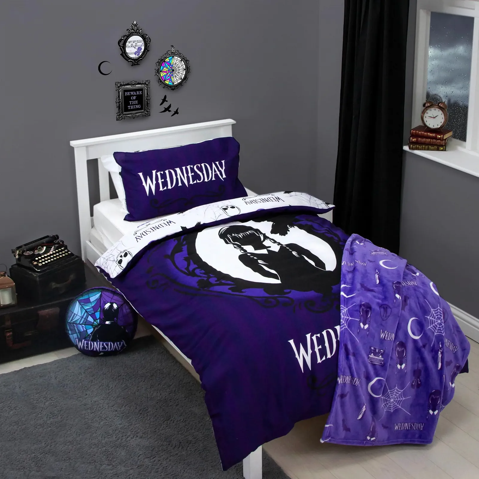 Покривало Wednesday Super Soft Warm Fleece Ідеально підходить для кімнати підлітків, кемпінгу та ночівель, фото №7