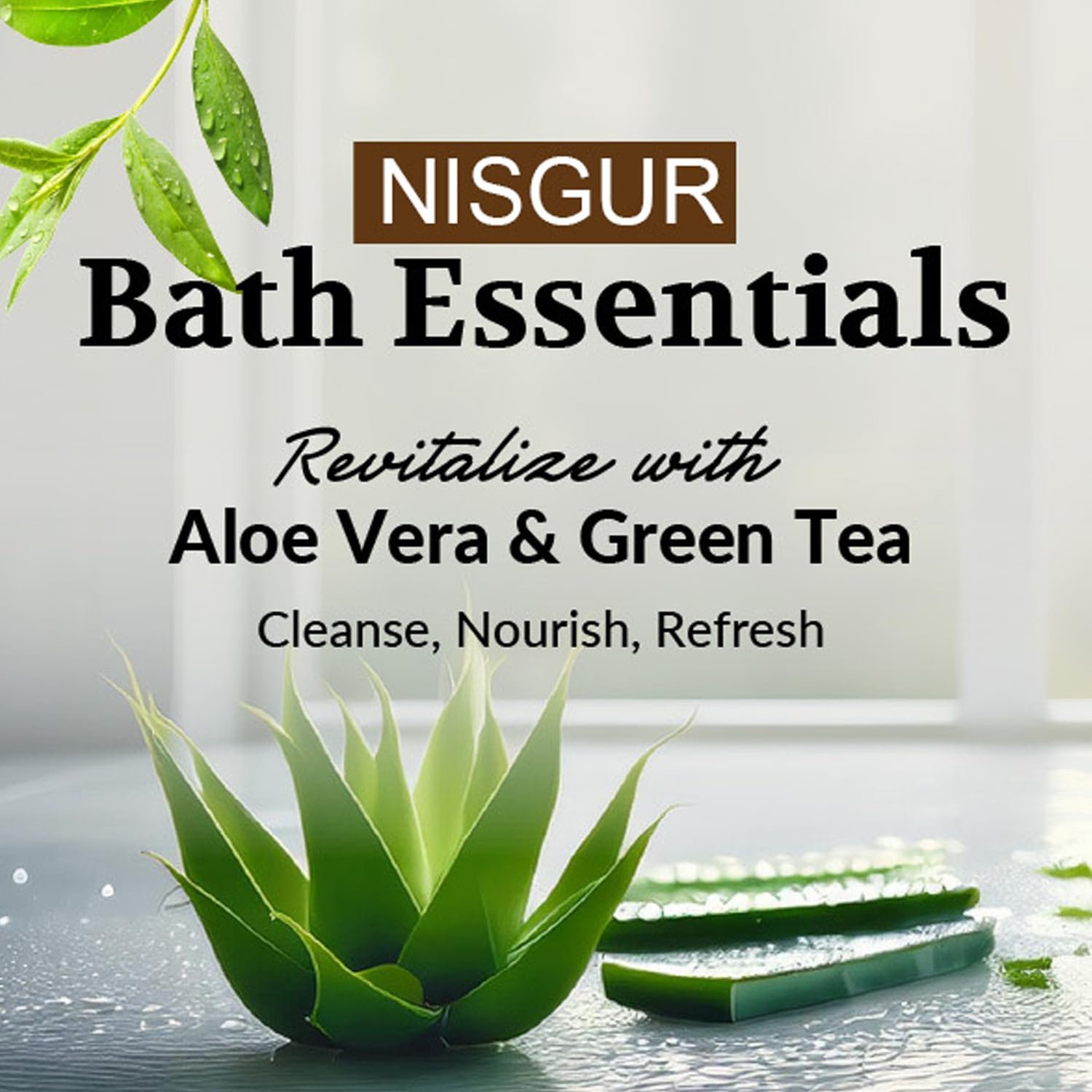 Гель для душу Nisgur Дорожній Алое та екстракт зеленого чаю 100 шт. x 22 мл Крафт-пакет, фото №2 Гель для душу Nisgur Дорожній Алое та екстракт зеленого чаю 100 шт. x 22 мл Крафт-пакет, фото №2