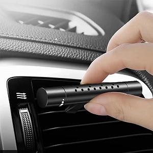 Ароматизатор в автомобиль LanXin освежитель воздуха машину 10 сменных картриджей Черный synthetic.ua - Фото 1