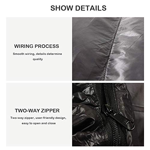 Спальний мішок Zwei-Wege-Reißverschluss Двостороння застібка-блискавка 4 сезонів Еластичний капюшон, фото №5