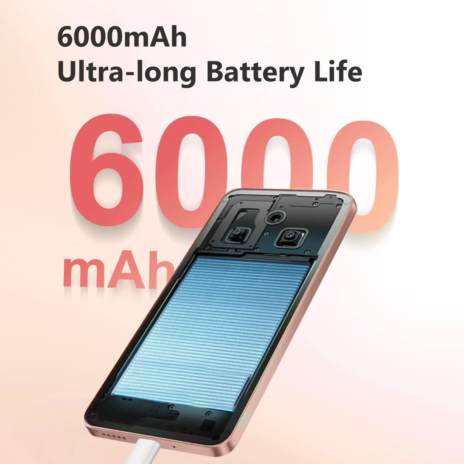 Смартфон XIAOMI Redmi 15C 4 GB / 256 GB 6.9 дюйма 120 Hz 50 MP 6000 мАч Orange (с чехлом), фото №2