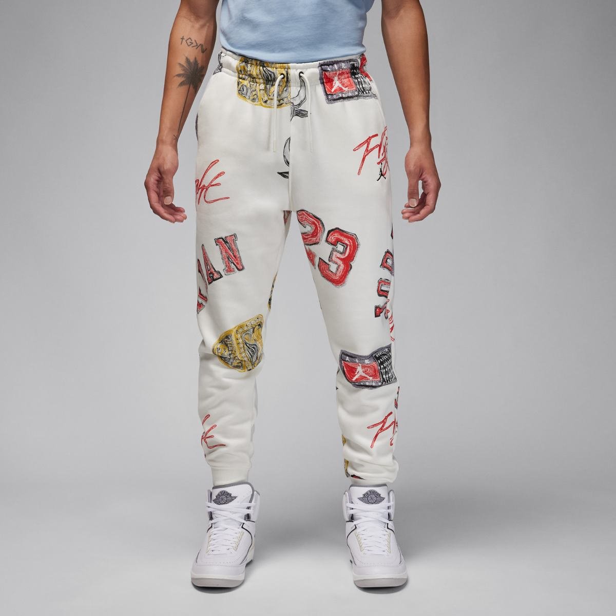 Штани чоловічі JORDAN Ess Aop Flc Pant (FN4547-133) S, фото №1