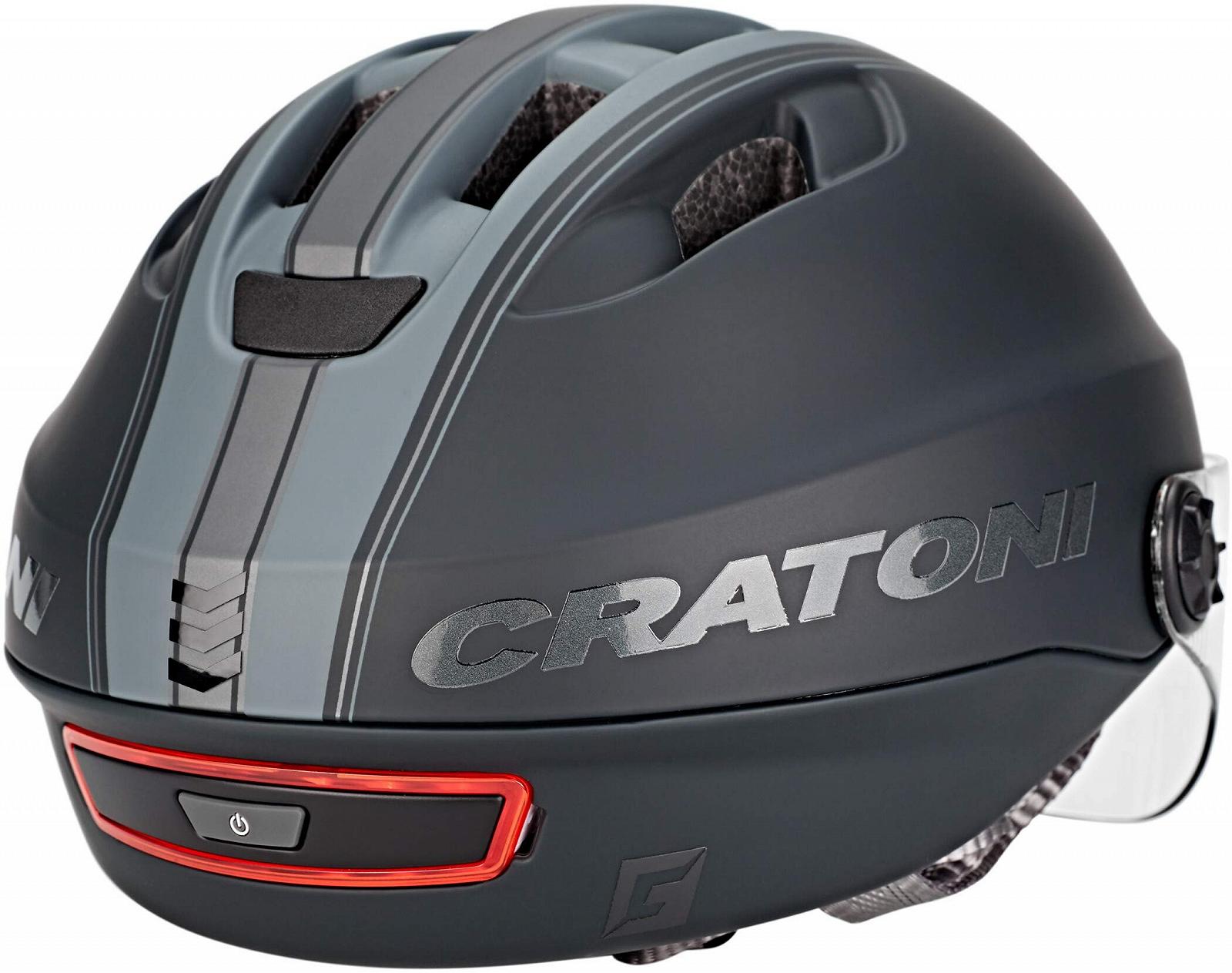 Велосипедний Шолом CRATONI Evo E-Bike Чорний/Антрацитовий матовий, фото №6